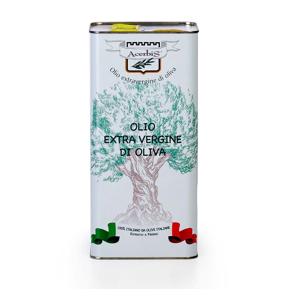 LATTA DA 5 LITRI OLIO FRESCO FRANTOIO