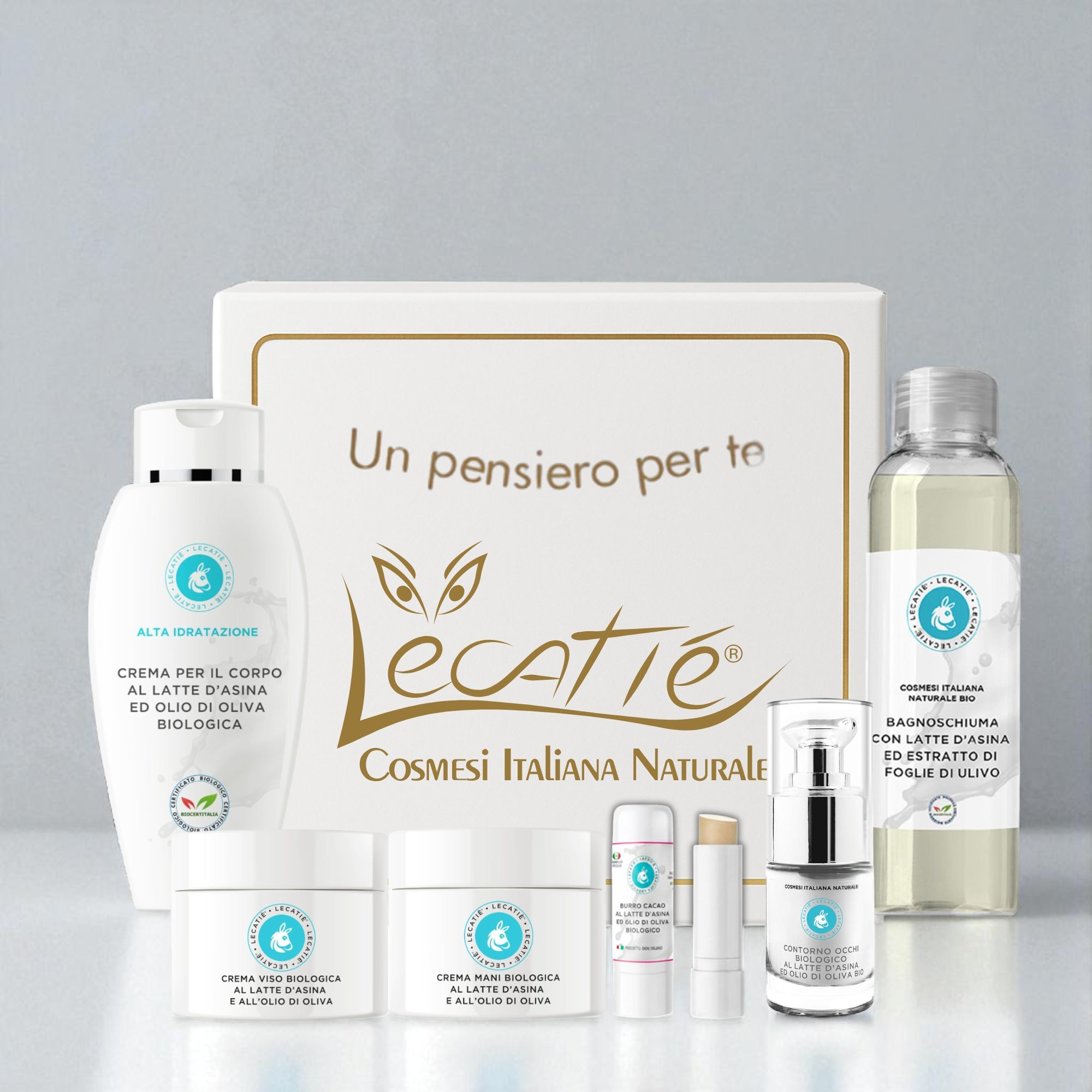 Confezione Alba - Linea al Latte d'Asina e Olio di Oliva Biologico